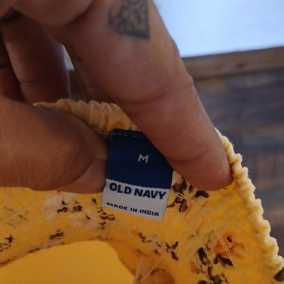 Old Navy Sunflower Yellow Floral Dress - Picture 5 of 6